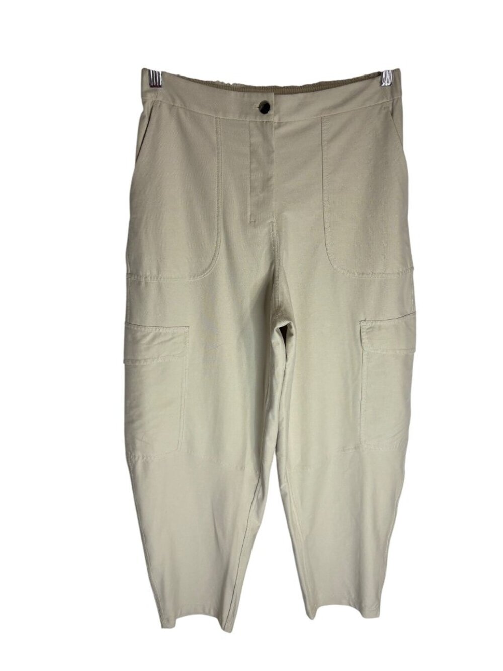Lululemon Light Utilitech Cargo Pocket High-Rise Barrel PantNatural Ivory-sz 6